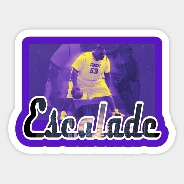 Retro Street Ballers - AND1 - ESCALADE Sticker by OG Ballers